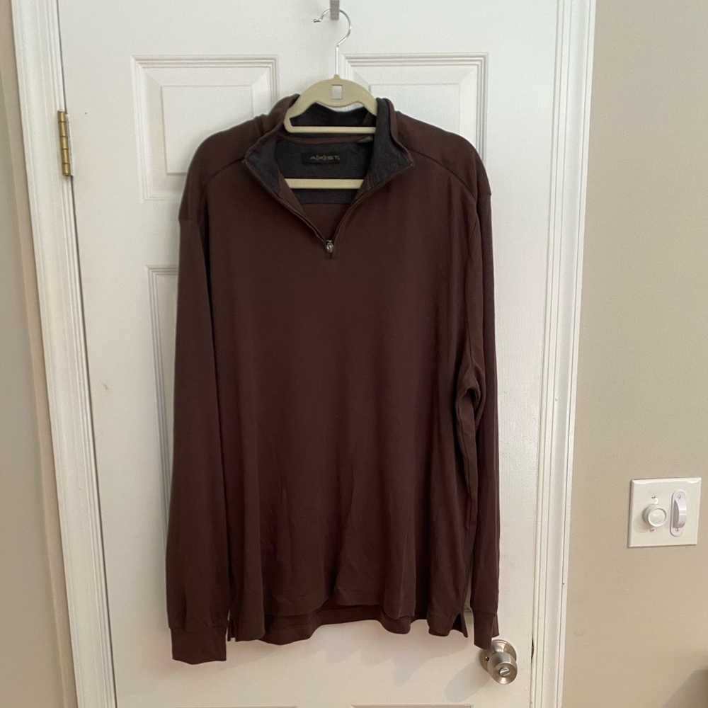NWOT - Axist men’s long sleeve mock zip up top xxl